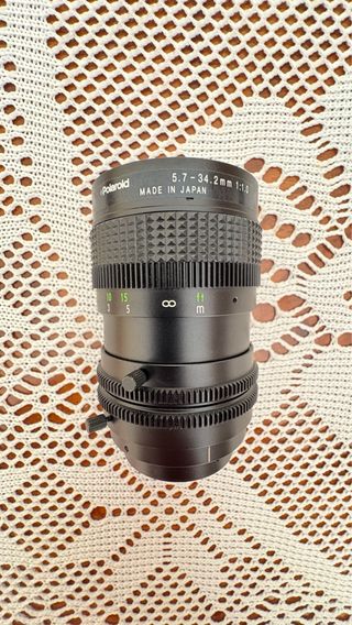 Obiettivo Polaroid 5.7-34.2mm 1:1.0 Lente ECCELLENTE