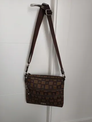 Bolso bandolera señora marrón