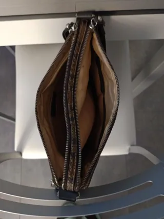 Bolso bandolera señora marrón