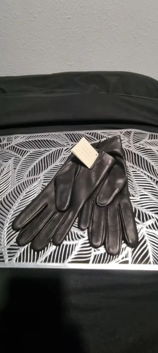 Guantes Piel Mujer Talla 8 Elegantes