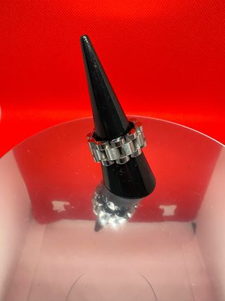 Anello stile Rolex Argento