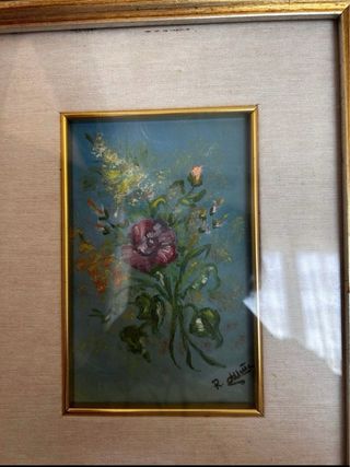 Coppia quadri dipinti a mano