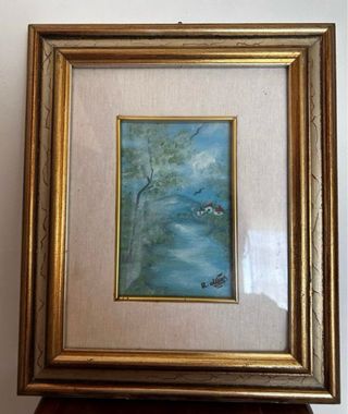 Coppia quadri dipinti a mano