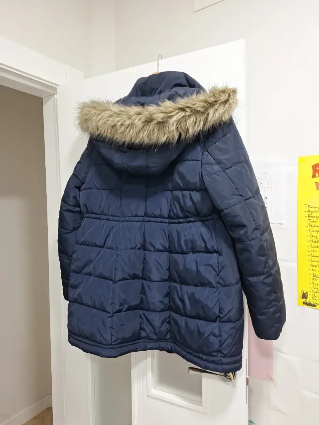 Abrigo premamá azul HyM como nuevo