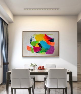 Cuadro Grande Abstracto Moderno Salón