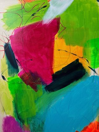 Cuadro Grande Abstracto Moderno Salón