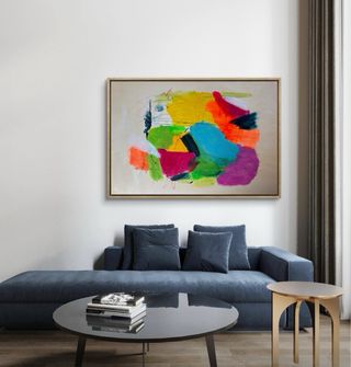 Cuadro Grande Abstracto Moderno Salón