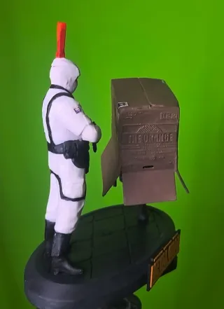 Action Figure Metal Gear Solid Snake Box Soldier