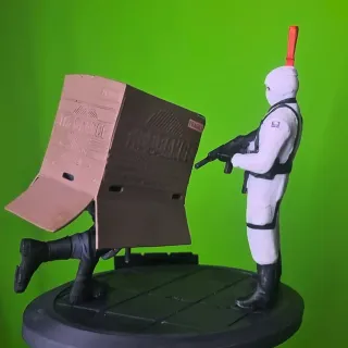 Action Figure Metal Gear Solid Snake Box Soldier