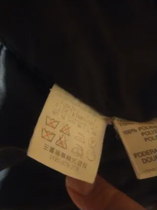 Chaqueta negra mujer con cinturón, talla 42