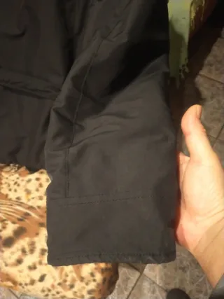 Chaqueta negra mujer con cinturón, talla 42