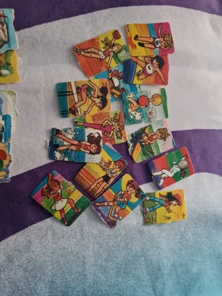 Lote cromos picar/voltear antiguos