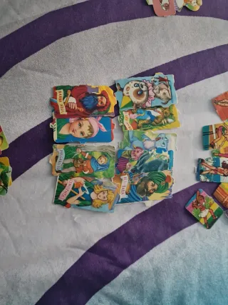 Lote cromos picar/voltear antiguos