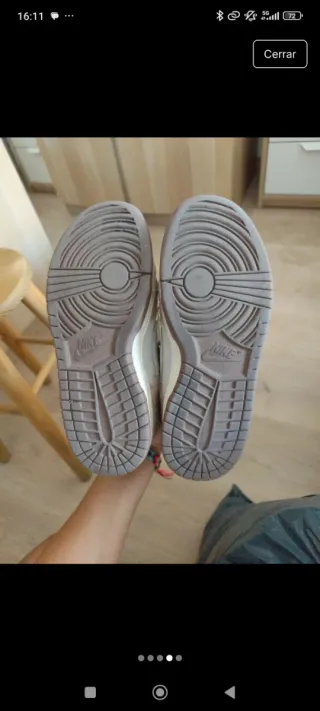 Zapatillas Nike Dunk Low Gris y Rosa