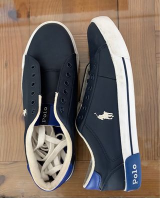 Zapatillas Polo Ralph Lauren Piel Sintética Azul