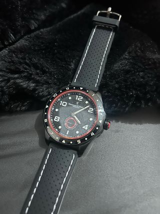 Reloj Bernhard H. M. Negro y Rojo