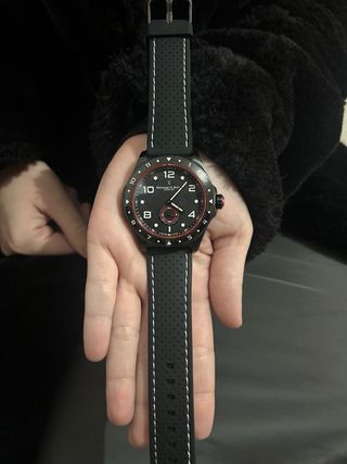 Reloj Bernhard H. M. Negro y Rojo