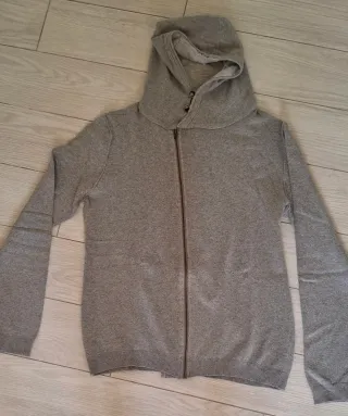 Maglioncino Consenso con zip e cappuccio