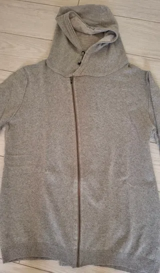 Maglioncino Consenso con zip e cappuccio