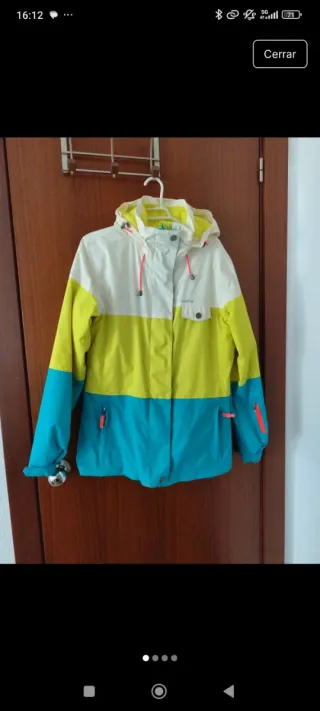 Chaqueta de esquí multicolor decathlon