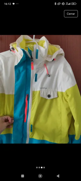 Chaqueta de esquí multicolor decathlon