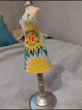 Soporte Maniquí Joyas Mosaico Gaudi Decoracion