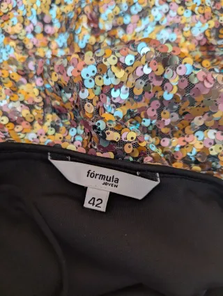 Top lentejuelas colores