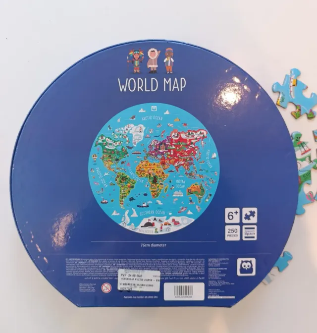 Puzzle Eurekakids Globo 250 piezas Nuevo