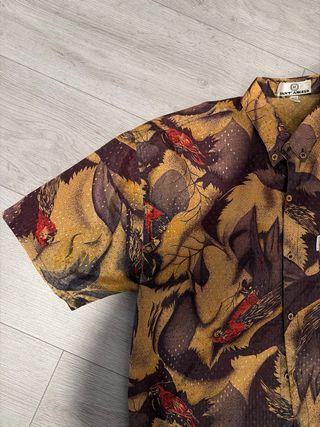 Camisa Vintage Sant Angelo Estampada