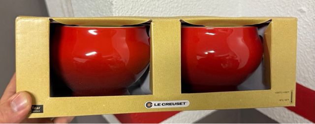 Conjunto 2 Platos Sopa Le Creuset Rojo (NUEVO)