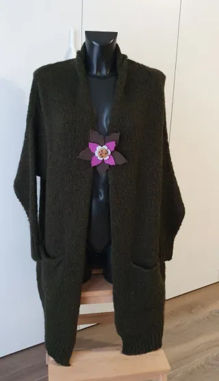 Cappottino Allynil verde scuro taglia unica