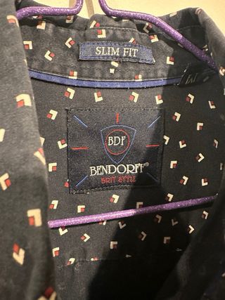 Camisa BENETTON Slim Fit Estampada