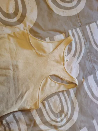 Body de punto beige mujer talla M