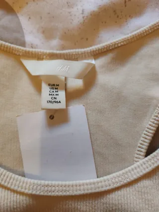 Body de punto beige mujer talla M