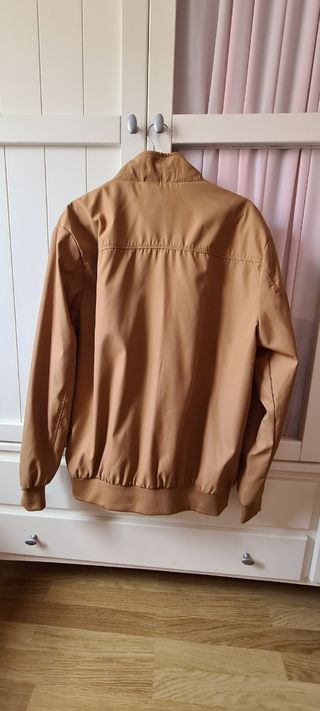 Cazadora beige/marrón