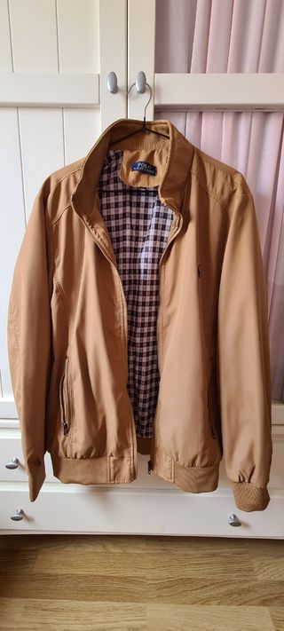 Cazadora beige/marrón