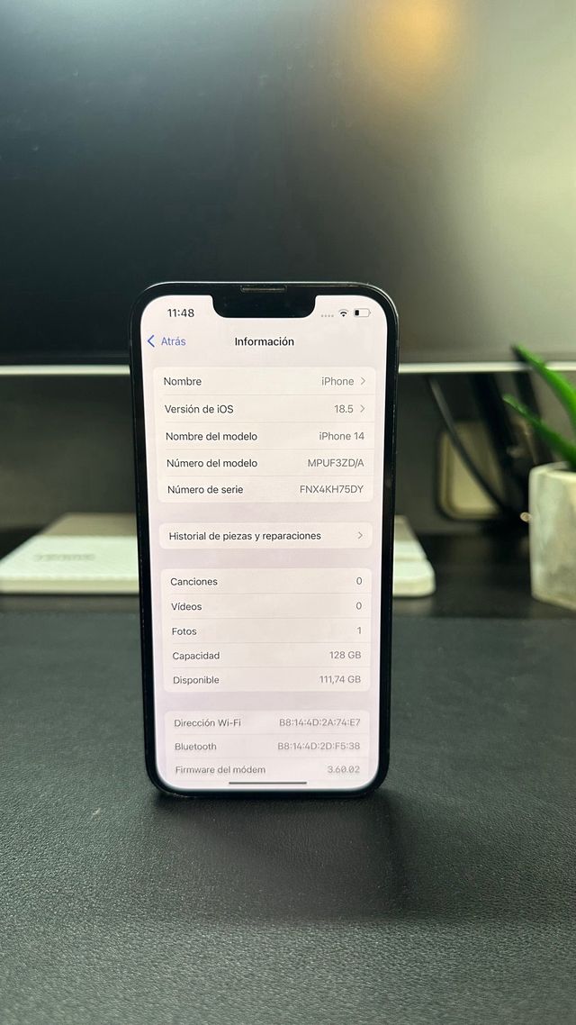 iPhone 14 99% Salud Batería