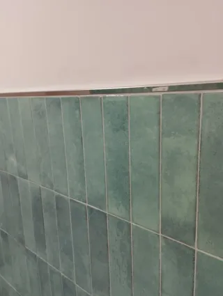 Azulejo turquesa rectangular