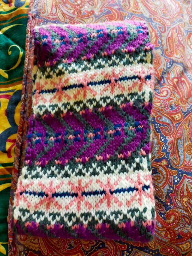 Sciarpone scaldacollo fantasia