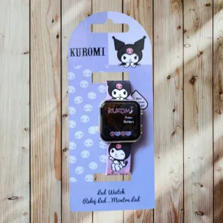 Reloj LED Digital Kuromi