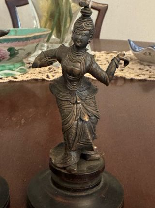 Set 4 statuette bronzo XIX secolo