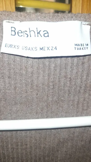 Jersey manga larga escote fruncido