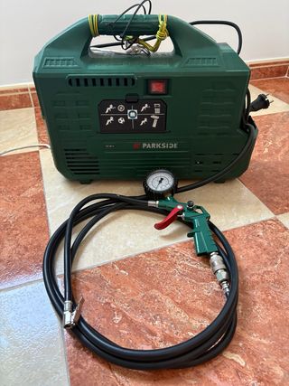 Compresor Eléctrico Parkside con Manguera