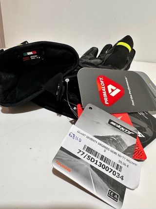 GUANTES SEVENTY DEGREES GOBI SD-T7 NEGRO AMARILLO