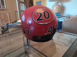 Casco de esquí rojo talla M