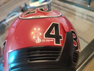 Casco de esquí rojo talla M