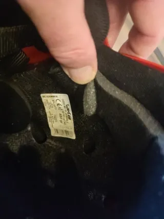 Casco de esquí rojo talla M