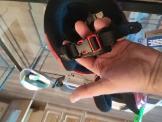 Casco de esquí rojo talla M