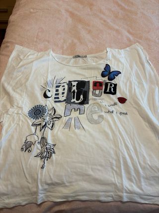 Camiseta Desigual Talla M Mujer