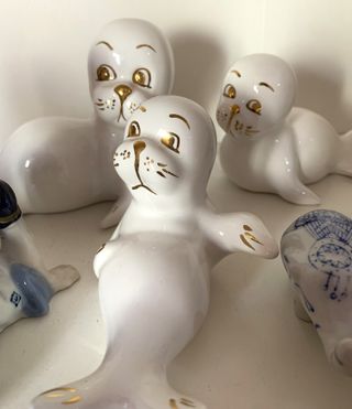 Lote 16 figuras porcelana vintage